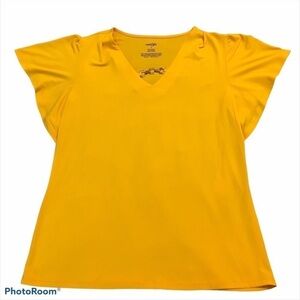 East 5th Yellow Short Sleeve Top
